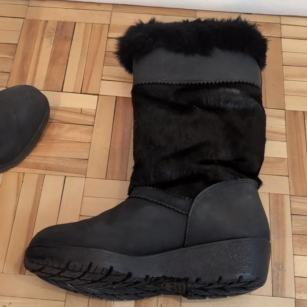 Sorel Rare Editions Calf Hair And Leather Vintage Size 7M - Picture 12 of 16